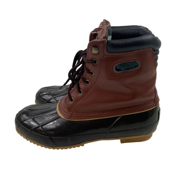 Weather Spirit Duck Waterproof Boots Brown Mens Size 10 - Picture 1 of 13
